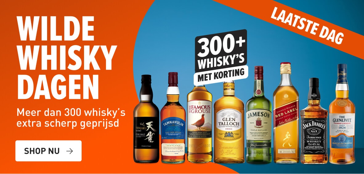 Wilde Whisky dagen meer dan 300 whiskys met korting laatste dag